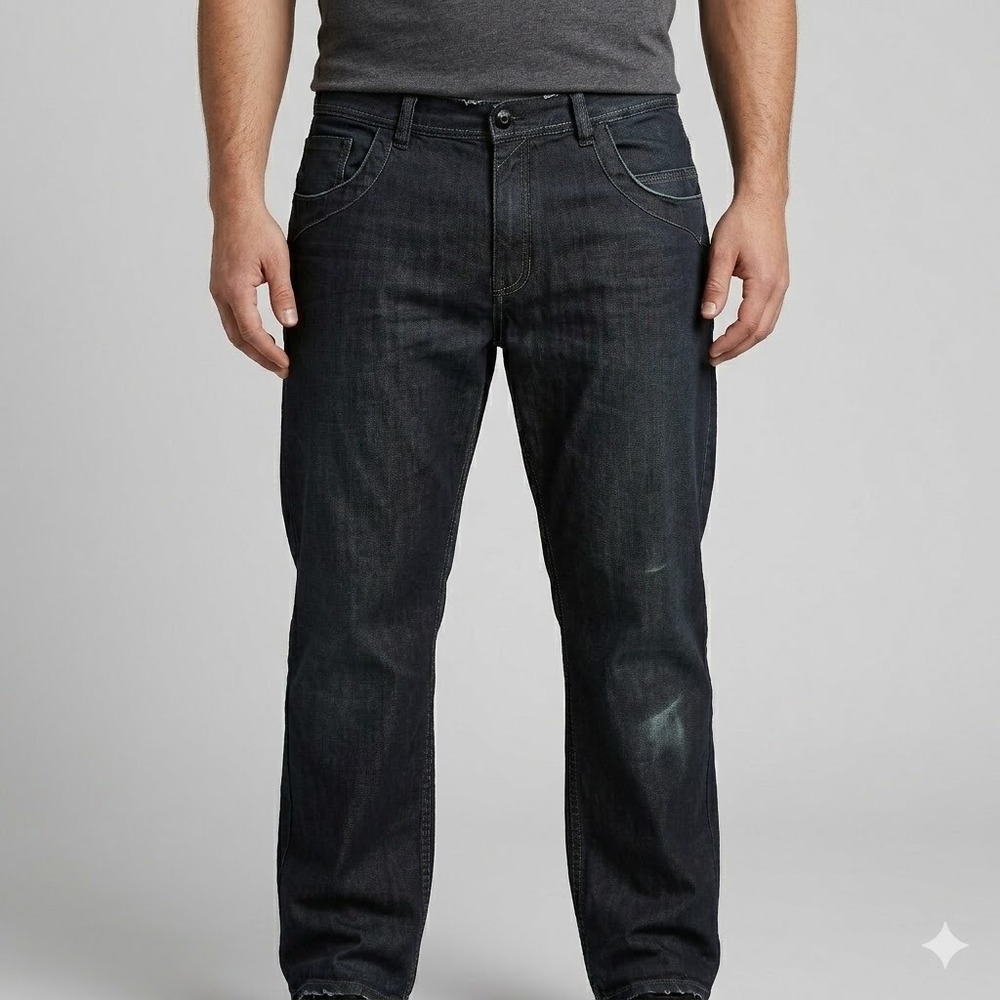 Jordan‎ Craig Legacy Edition Dark Wash Straight Leg Moto Jeans 44x32